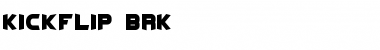 Download Kickflip (BRK) Font Download Kickflip (BRK) Font