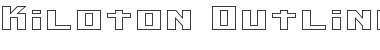 Download Kiloton Outline Font Download Kiloton Outline Font