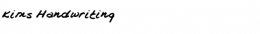 Download Kims Handwriting Font Download Kims Handwriting Font