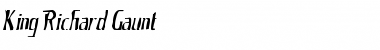 Download King Richard Gaunt Font Download King Richard Gaunt Font