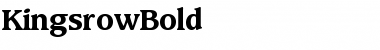 Download KingsrowBold Font Download KingsrowBold Font