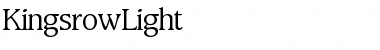 Download KingsrowLight Font Download KingsrowLight Font