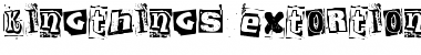 Download Kingthings Extortion Font Download Kingthings Extortion Font