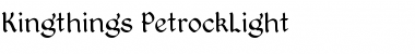 Download Kingthings Petrock Light Font Download Kingthings Petrock Light Font