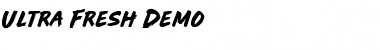 Download Ultra Fresh - Demo Font Download Ultra Fresh - Demo Font