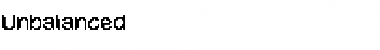 Download Unbalanced Font Download Unbalanced Font
