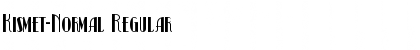 Download Kismet-Normal Font Download Kismet-Normal Font
