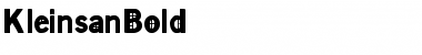 Download KleinsanBold Font Download KleinsanBold Font