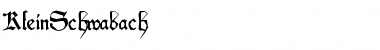 Download KleinSchwabach Font Download KleinSchwabach Font