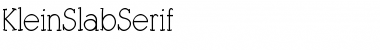 Download KleinSlabSerif Font Download KleinSlabSerif Font