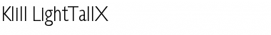 Download Klill-LightTallX Font Download Klill-LightTallX Font