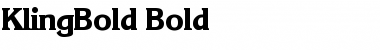Download KlingBold Font Download KlingBold Font