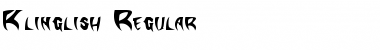 Download Klinglish Font Download Klinglish Font