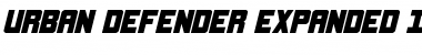 Download Urban Defender Expanded Italic Font Download Urban Defender Expanded Italic Font