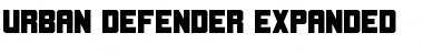 Download Urban Defender Expanded Font Download Urban Defender Expanded Font