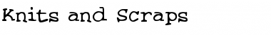 Download Knits and Scraps Font Download Knits and Scraps Font