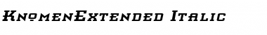Download KnomenExtended Font Download KnomenExtended Font