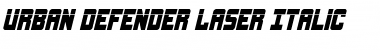 Download Urban Defender Laser Italic Font Download Urban Defender Laser Italic Font