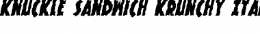 Download Knuckle Sandwich Krunchy Font Download Knuckle Sandwich Krunchy Font