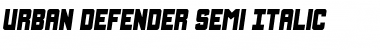 Download Urban Defender Semi-Italic Font Download Urban Defender Semi-Italic Font