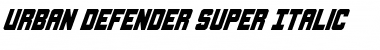 Download Urban Defender Super-Italic Font Download Urban Defender Super-Italic Font