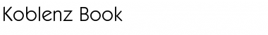 Download Koblenz Font Download Koblenz Font