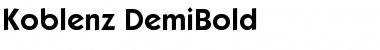 Download Koblenz-DemiBold Font Download Koblenz-DemiBold Font