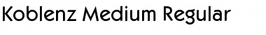 Download Koblenz-Medium Font Download Koblenz-Medium Font