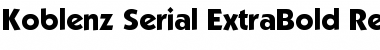 Download Koblenz-Serial-ExtraBold Font Download Koblenz-Serial-ExtraBold Font