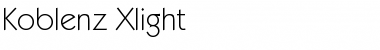 Download Koblenz-Xlight Font Download Koblenz-Xlight Font