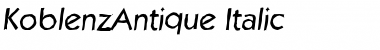 Download KoblenzAntique Font Download KoblenzAntique Font