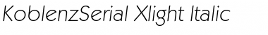 Download KoblenzSerial-Xlight Font Download KoblenzSerial-Xlight Font