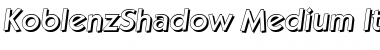 Download KoblenzShadow-Medium Font Download KoblenzShadow-Medium Font