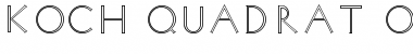 Download Koch Quadrat Outlines Font Download Koch Quadrat Outlines Font
