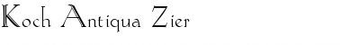 Download Koch-Antiqua Zier Font Download Koch-Antiqua Zier Font