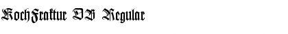 Download KochFraktur DB Font Download KochFraktur DB Font