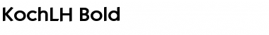 Download KochLH Font Download KochLH Font