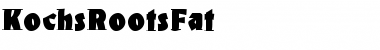 Download KochsRoots Font Download KochsRoots Font