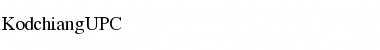 Download KodchiangUPC Font Download KodchiangUPC Font