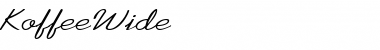 Download KoffeeWide Font Download KoffeeWide Font