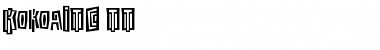Download KokoaITC TT Font Download KokoaITC TT Font