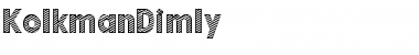 Download KolkmanDimly Font Download KolkmanDimly Font