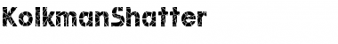 Download KolkmanShatter Font Download KolkmanShatter Font