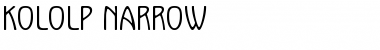 Download KoloLP-Narrow Font Download KoloLP-Narrow Font