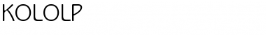 Download KoloLP Font Download KoloLP Font