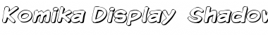 Download Komika Display - Shadow Font Download Komika Display - Shadow Font