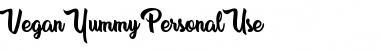 Download Vegan Yummy Personal Use Font Download Vegan Yummy Personal Use Font