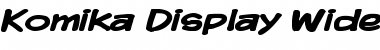 Download Komika Display Wide Font Download Komika Display Wide Font