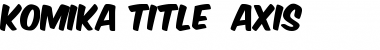 Download Komika Title - Axis Font Download Komika Title - Axis Font