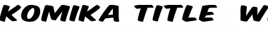 Download Komika Title - Wide Font Download Komika Title - Wide Font
